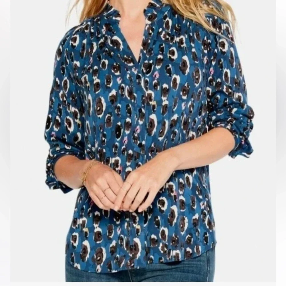 NIC + ZOE Leopard Blues Live In Top - Picture 9 of 9